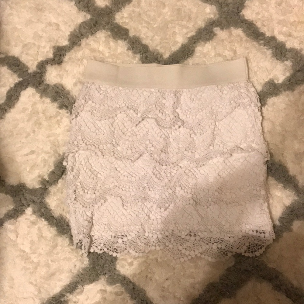 White skirt